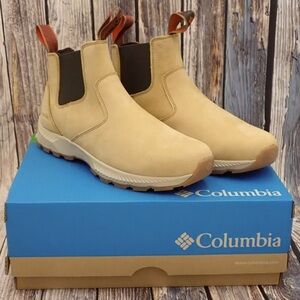Columbia Slip-On Boots Landroamer Scout NB Mens Size 10 Leather Hiking Walking